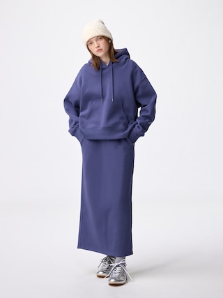 ヘビーウェイトスウェットナロースカート(丈標準82.5~89.5cm) 【レディース】 【Tシャツ・カットソー・ブラフィール】【GU公式/ジーユー】 【BLUE】 ヘビーウェイトスウェットナロースカート(丈標準82.5~89.5cm) 【レディース】 【Tシャツ・カットソー・ブラフィール】【GU公式/ジーユー】 【BLUE】
