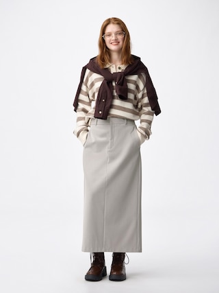 ナローロングスカートZ 【レディース】 【スカート】【GU公式/ジーユー】 【BEIGE】