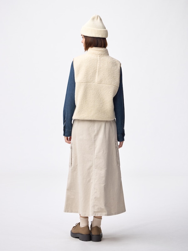 コーデュロイカーゴスカートOS+EC