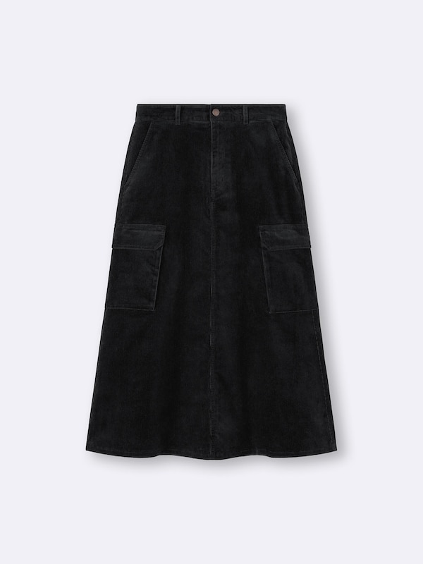 コーデュロイカーゴスカートOS+EC