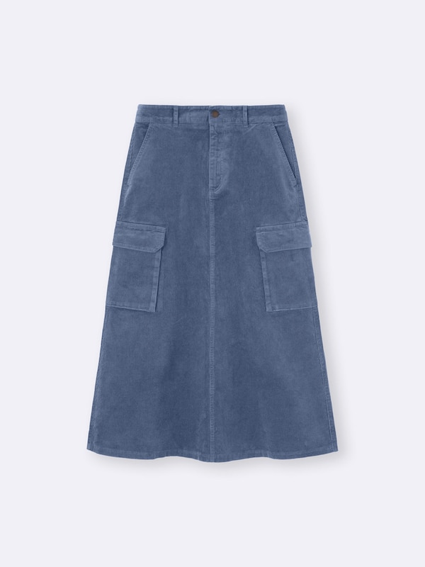 コーデュロイカーゴスカートOS+EC