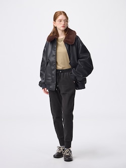 デニムスウェットイージーパンツ+X