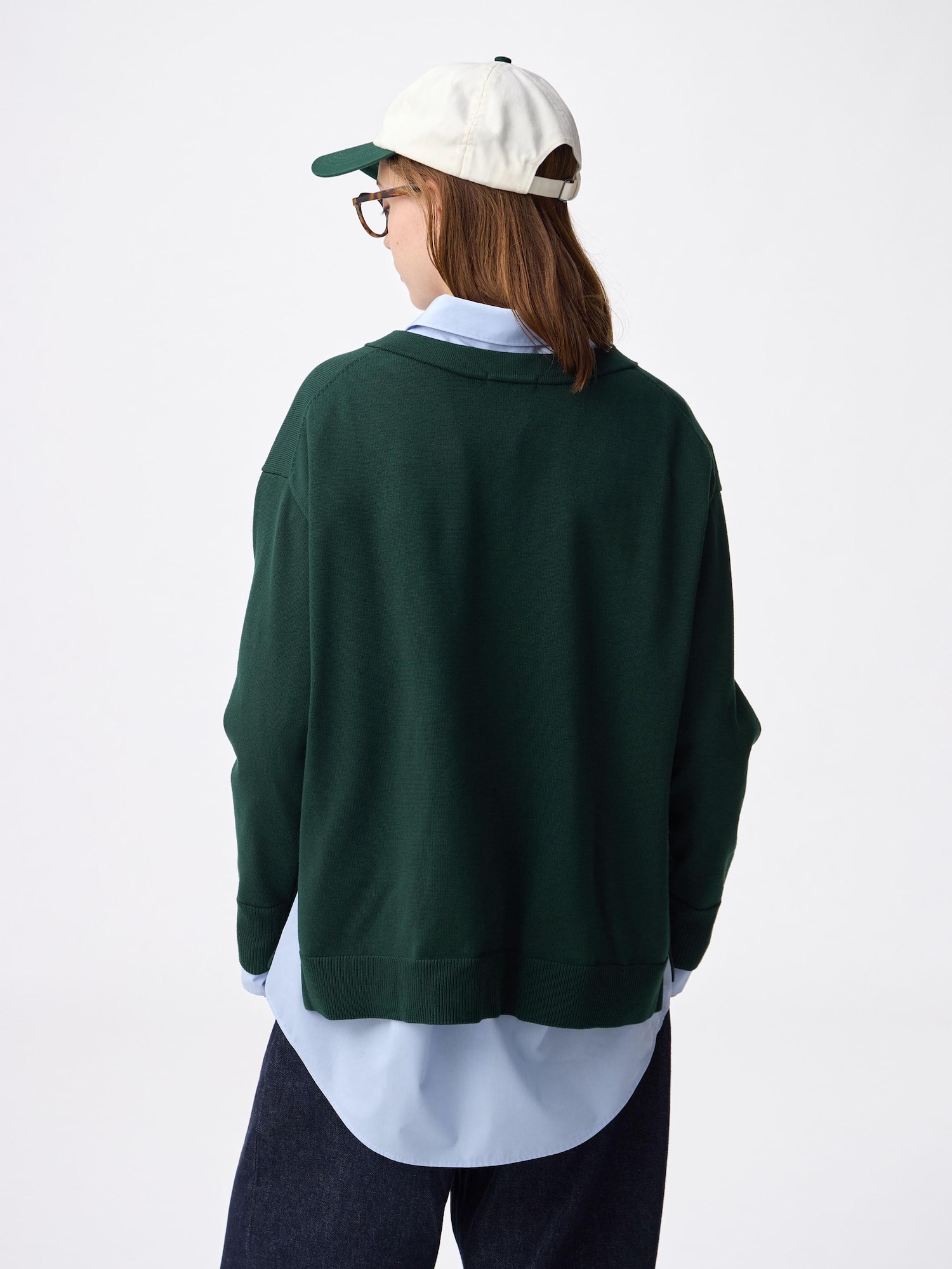 いっぬ　5台分 GU公式 | ブラッシーニットクルーネックセーター