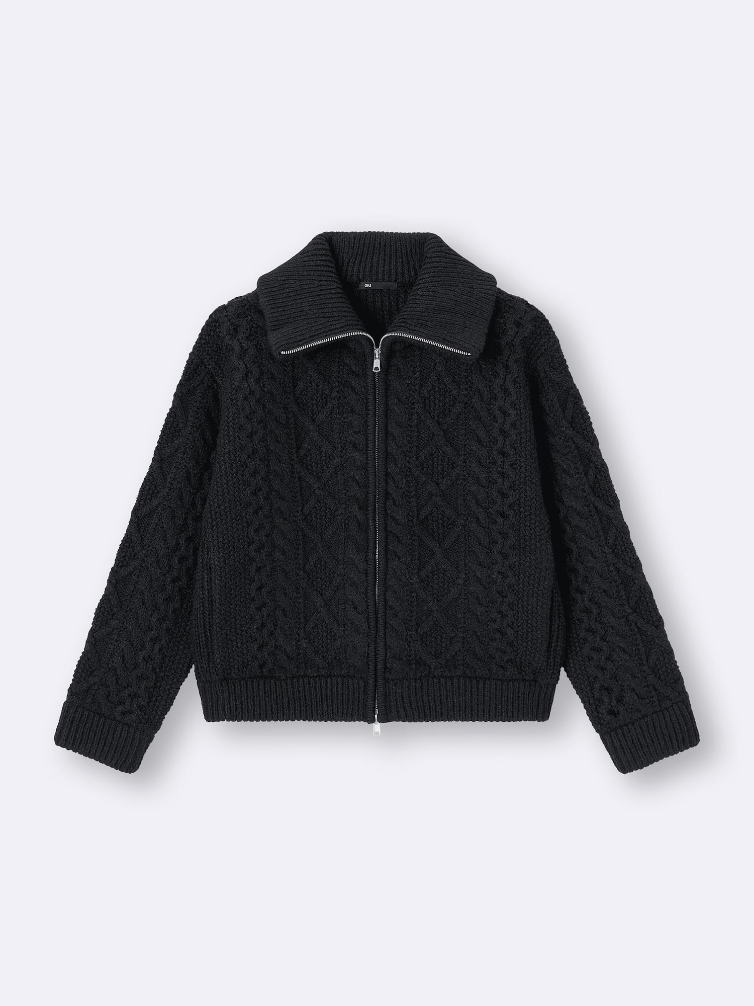 MARK＆LONA CODE ニットブルゾン MARK&LONA マーク＆ロナCODEニットジャケット black MCM-3A-AJ50
