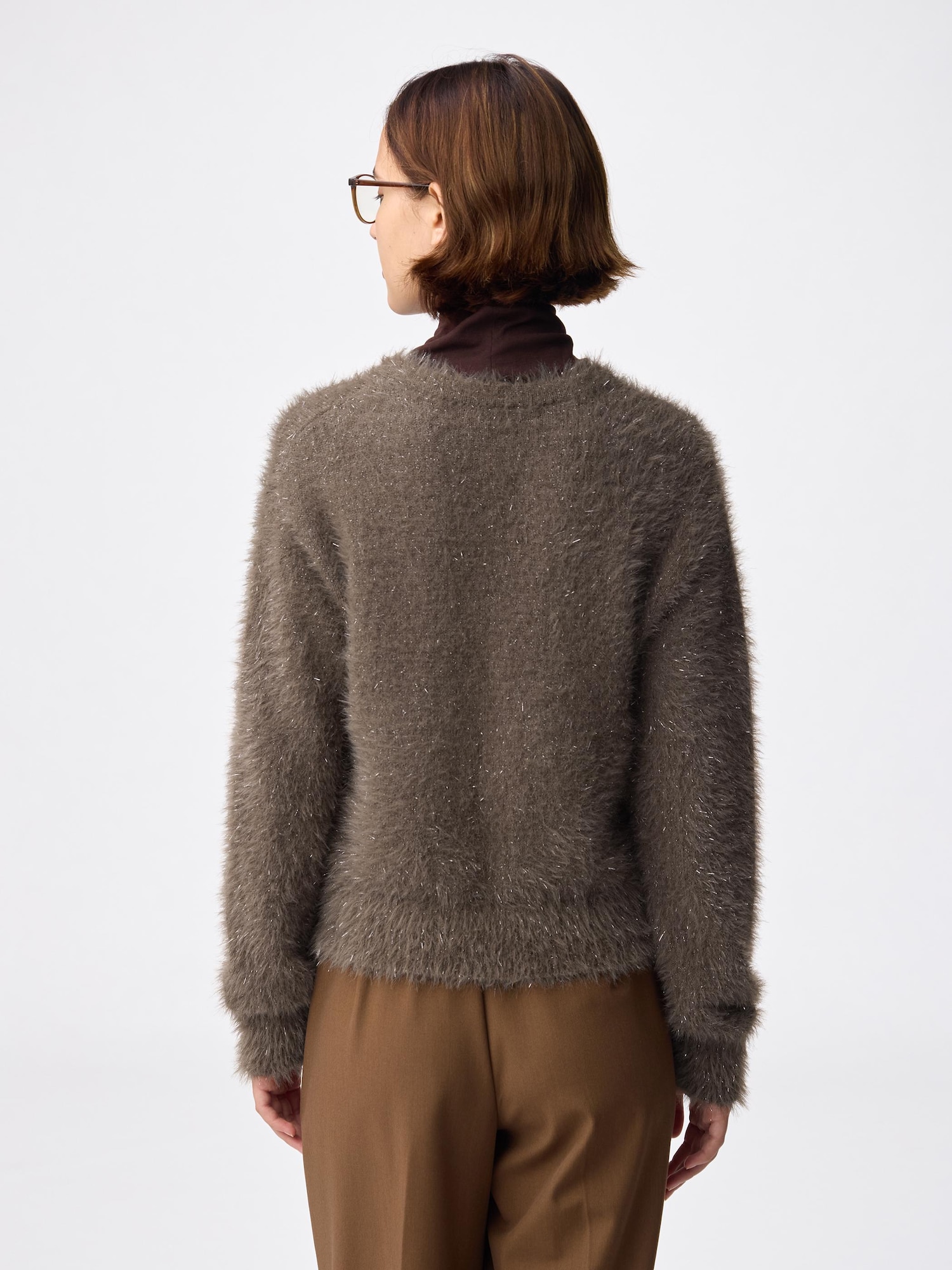 GU公式 | シャイニークルーネックカーディガンZ