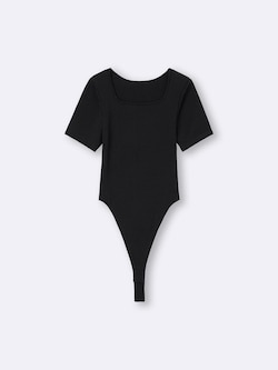 ウォームリブボディスーツ(半袖)