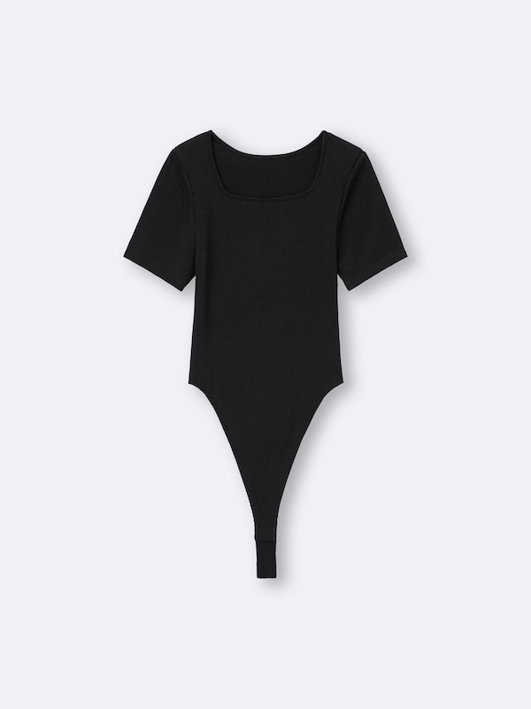 ウォームリブボディスーツ(半袖)