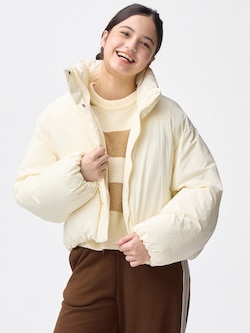 GIRLSウォームパデッドクロップドブルゾンJR