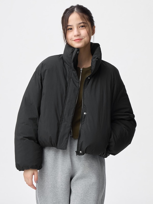 GIRLSウォームパデッドクロップドブルゾンJR