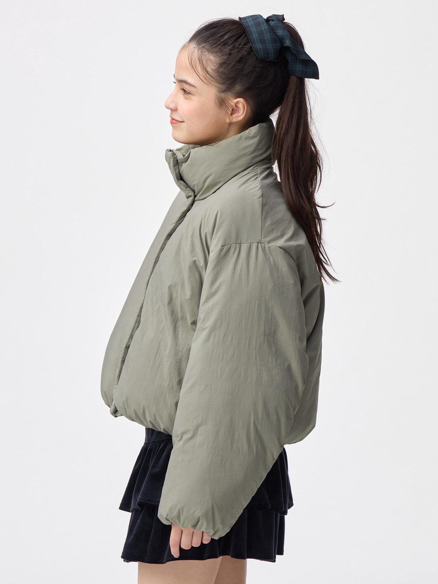 GU公式 | GIRLSウォームパデッドクロップドブルゾンJR