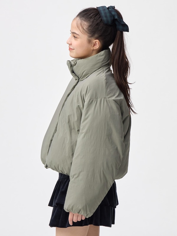 GIRLSウォームパデッドクロップドブルゾンJR