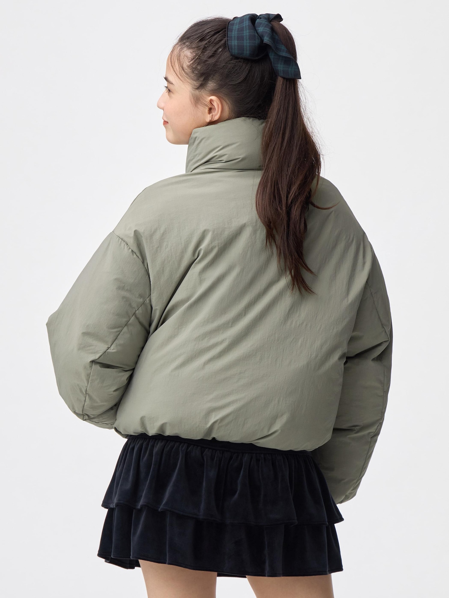 GU公式 | GIRLSウォームパデッドクロップドブルゾンJR