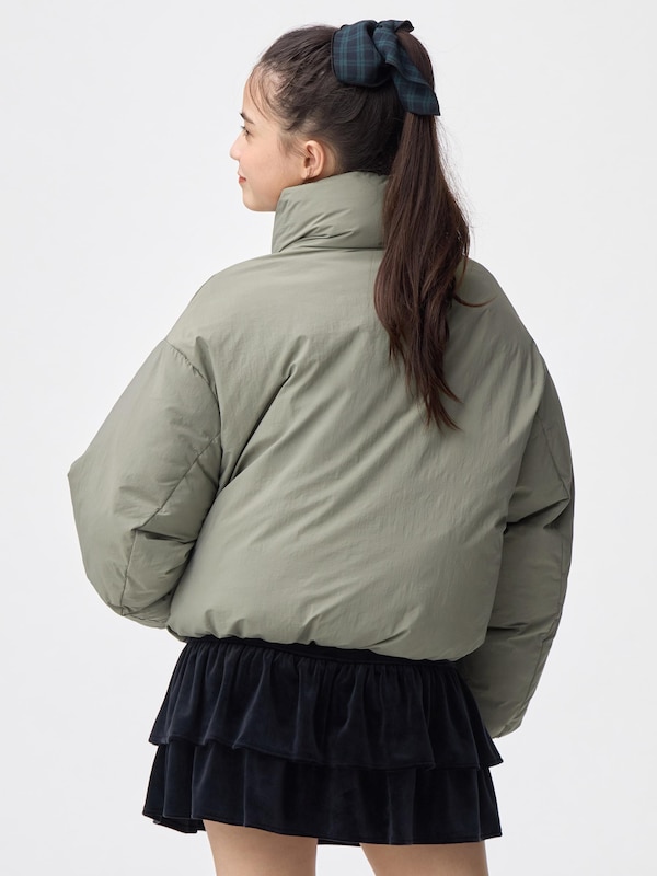 GIRLSウォームパデッドクロップドブルゾンJR