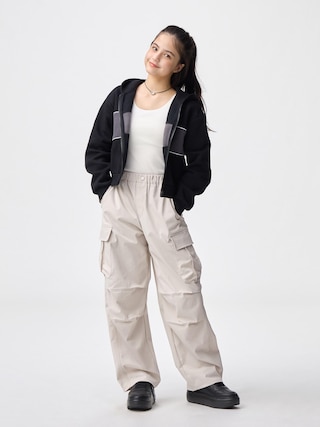GIRLSドライカーゴパンツJR+E 【KIDS・TEEN】 【TEEN(ティーン)】【GU公式/ジーユー】 【LIGHT GRAY】 GIRLSドライカーゴパンツJR+E 【KIDS・TEEN】 【TEEN(ティーン)】【GU公式/ジーユー】 【LIGHT GRAY】