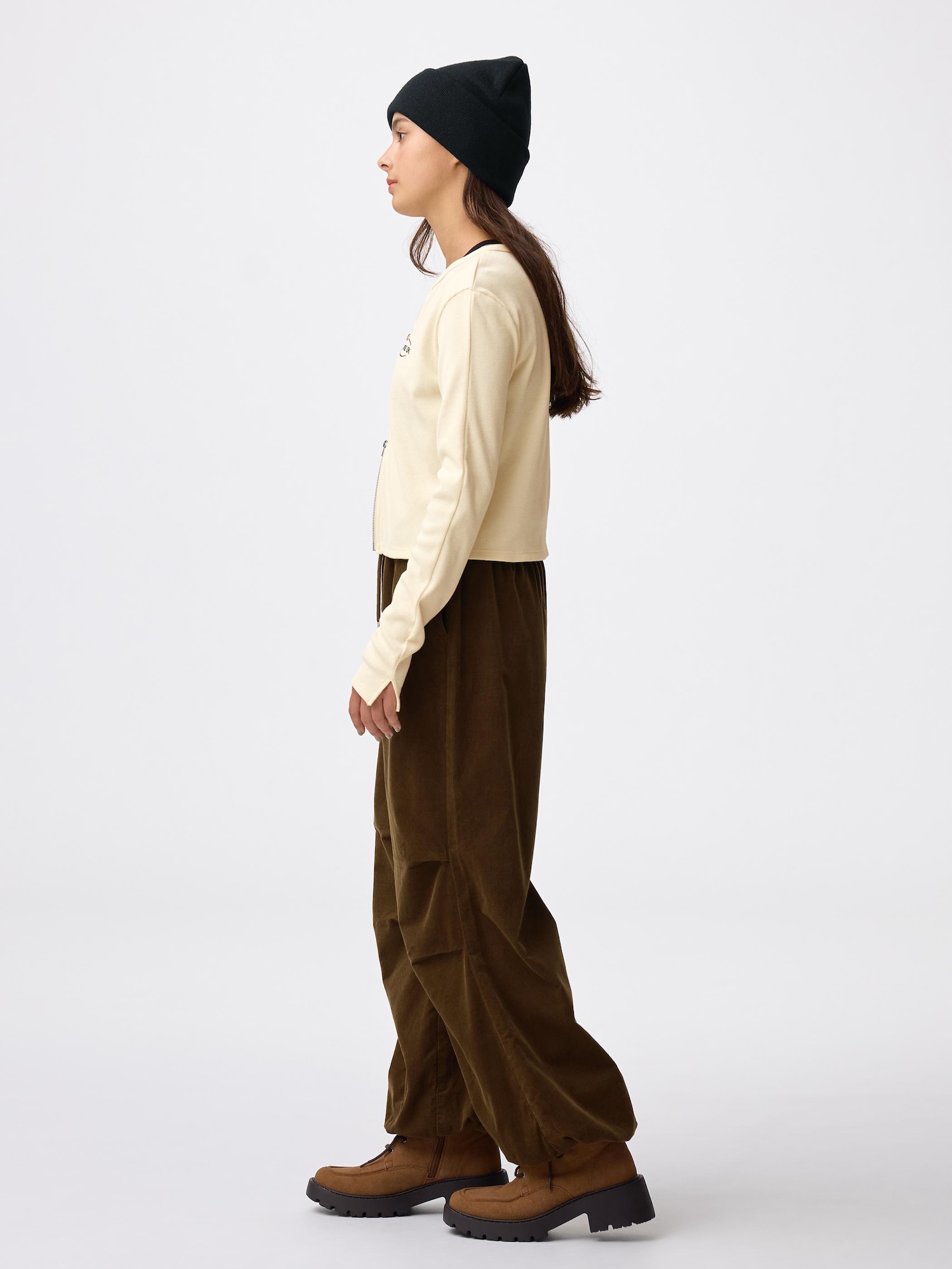 ammri791様 GU公式 | KIDS(男女兼用)コーデュロイシェフパンツ