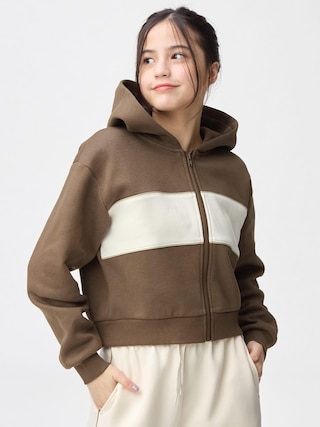 GIRLSヘビーウェイトスウェットフルジップパーカJR 【KIDS・TEEN】 【キッズ Tシャツ・スウェット・ニット】【GU公式/ジーユー】 【BROWN】 GIRLSヘビーウェイトスウェットフルジップパーカJR 【KIDS・TEEN】 【キッズ Tシャツ・スウェット・ニット】【GU公式/ジーユー】 【BROWN】