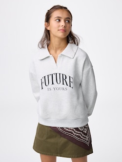 GIRLSヘビーウェイトスウェットポロシャツJR