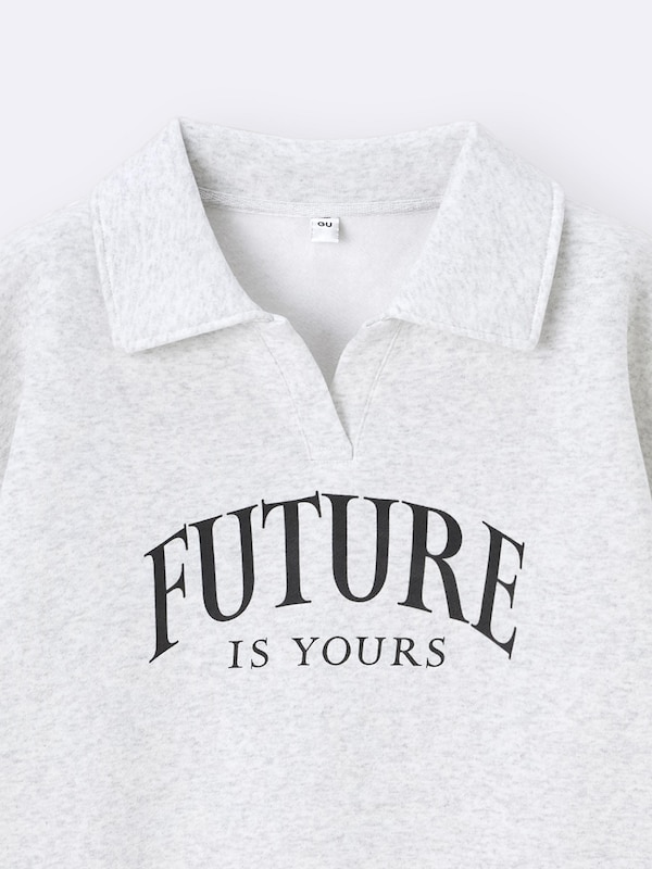 GIRLSヘビーウェイトスウェットポロシャツJR