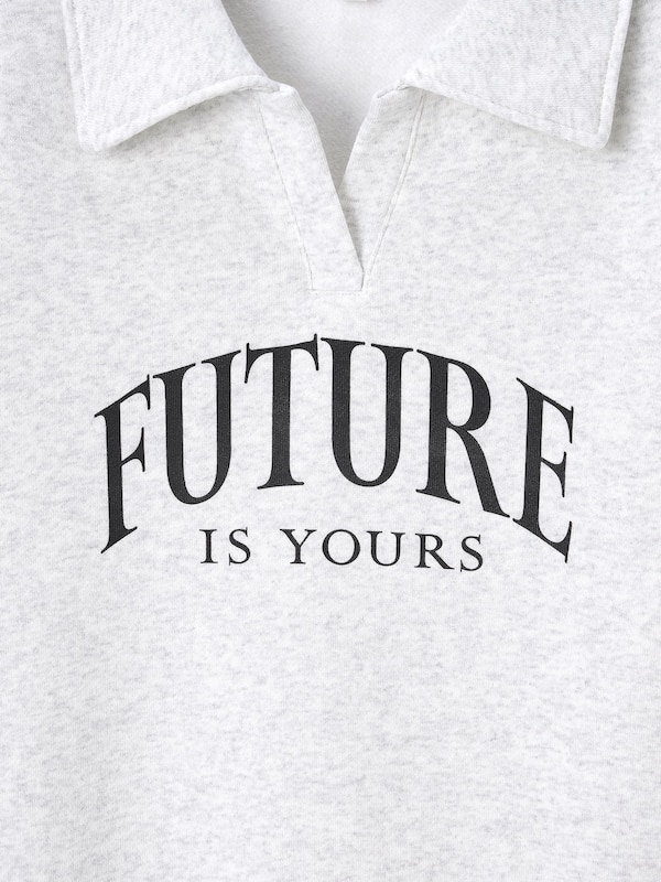 GIRLSヘビーウェイトスウェットポロシャツJR