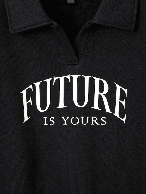 GIRLSヘビーウェイトスウェットポロシャツJR