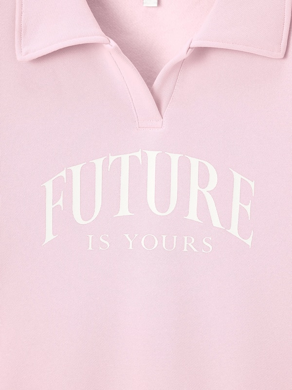 GIRLSヘビーウェイトスウェットポロシャツJR