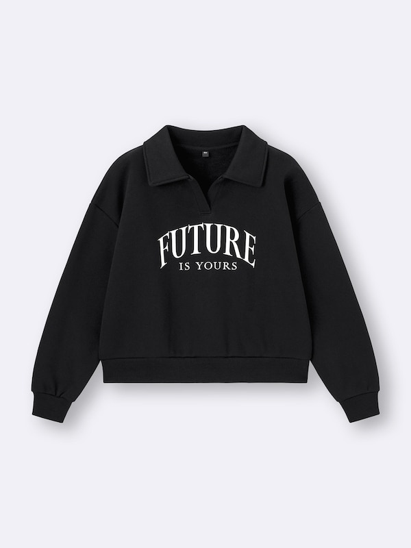 GIRLSヘビーウェイトスウェットポロシャツJR