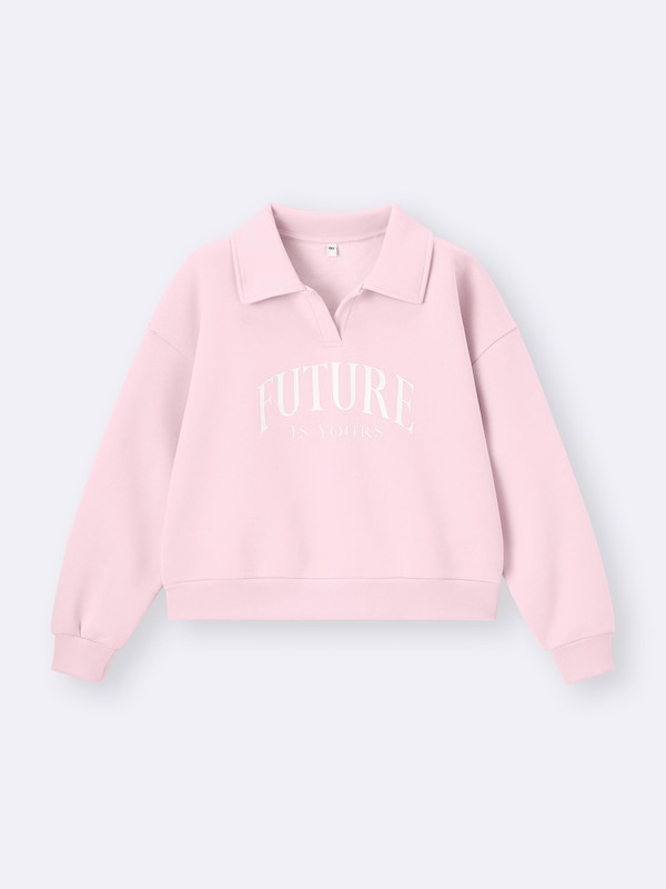 GIRLSヘビーウェイトスウェットポロシャツJR