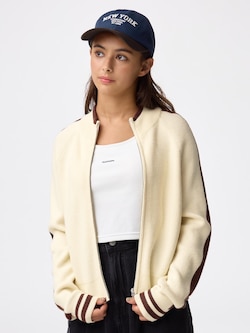 GIRLSニットトラックジャケットJR