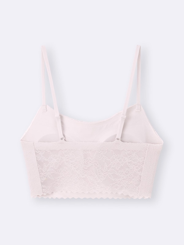 エアリーシームレスブラ(ノンワイヤー)(レース)+E