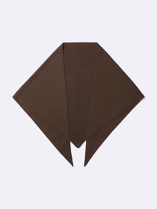 トライアングルスカーフ+E 【レディース】 【グッズ】【GU公式/ジーユー】 【DARK BROWN】 トライアングルスカーフ+E 【レディース】 【グッズ】【GU公式/ジーユー】 【DARK BROWN】