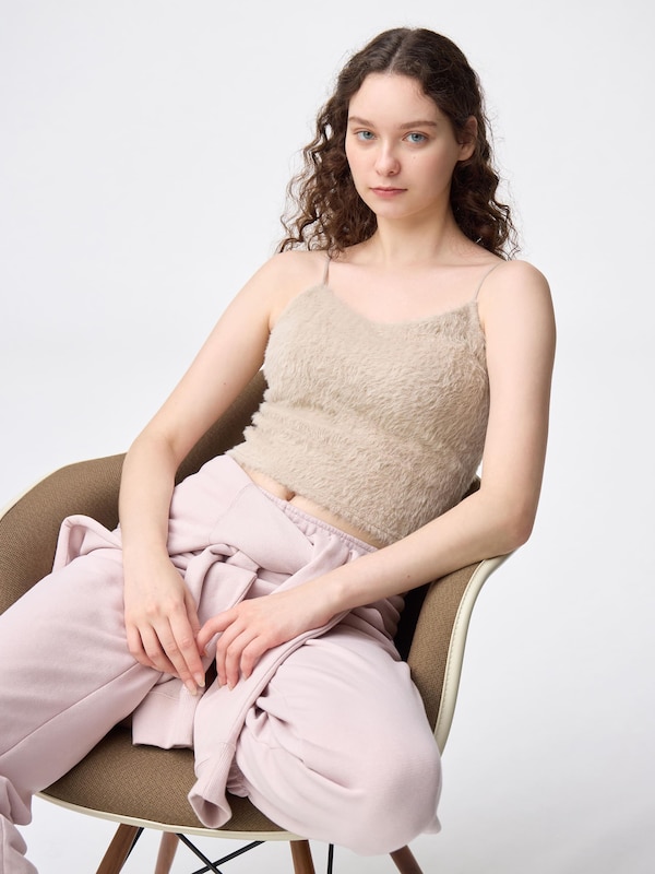 ブラフィールクロップドフェザーキャミソール