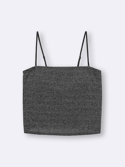 ブラフィールクロップドグリッターチューブトップ+E