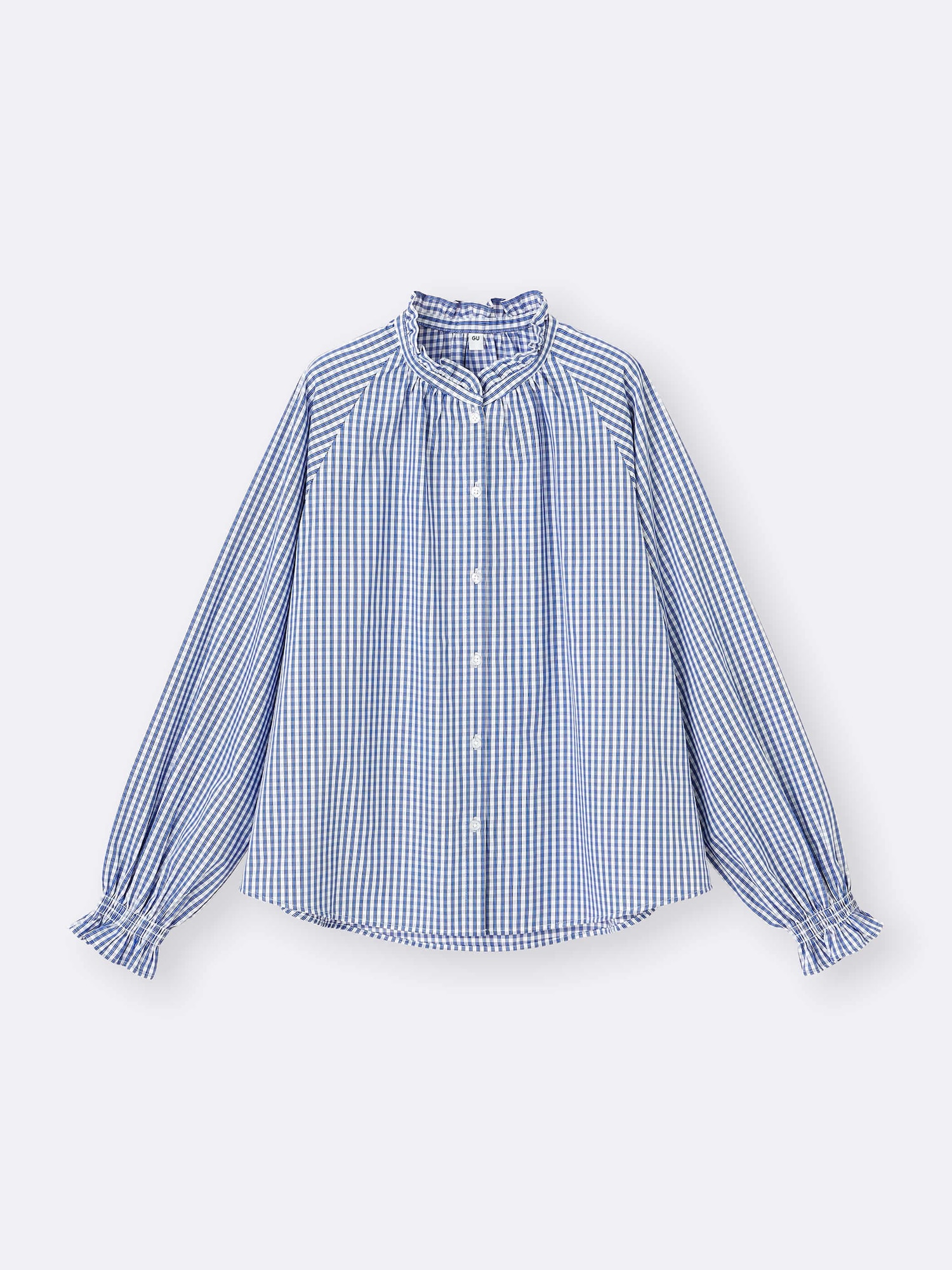 GU公式 | フリルネックブラウス