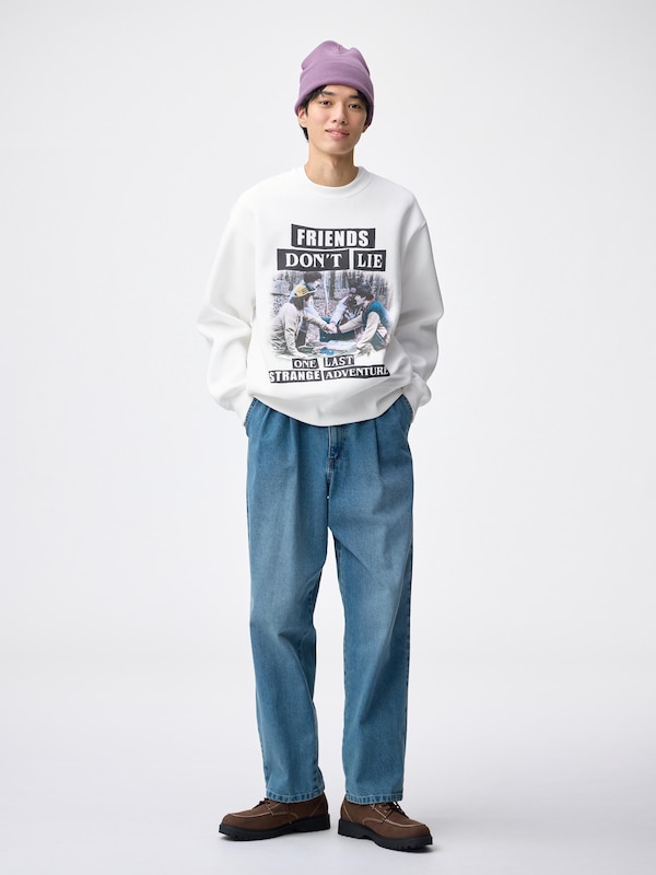 ヘビーウェイトスウェットプルオーバー ストレンジャー・シングス 未知の世界