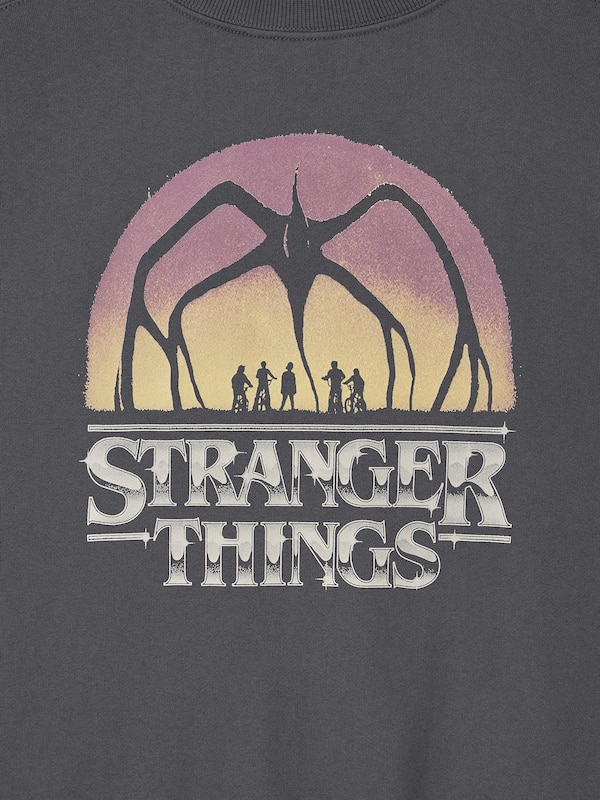 ヘビーウェイト�スウェットプルオーバー ストレンジャー・シングス 未知の世界