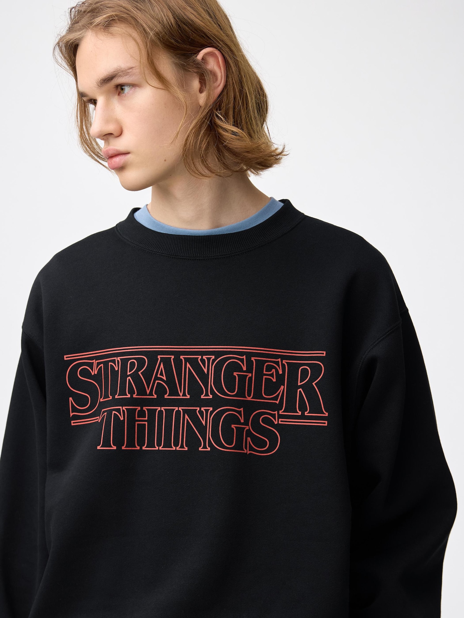 ストレンジャーシングス　GU ヘビーウェイトスウェットプルオーバー GU公式 | ヘビーウェイトスウェットプルオーバー ストレンジャー