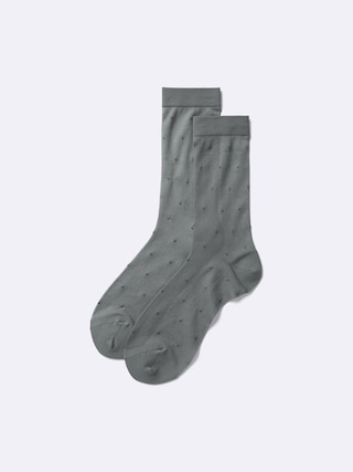 クルーソックス(シアードット)+E 【レディース】 【インナー・下着】【GU公式/ジーユー】 【GRAY】 クルーソックス(シアードット)+E 【レディース】 【インナー・下着】【GU公式/ジーユー】 【GRAY】