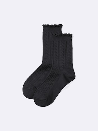 スタイルヒートクルーソックス(メロー) 【レディース】 【インナー・下着】【GU公式/ジーユー】 【BLACK】 スタイルヒートクルーソックス(メロー) 【レディース】 【インナー・下着】【GU公式/ジーユー】 【BLACK】