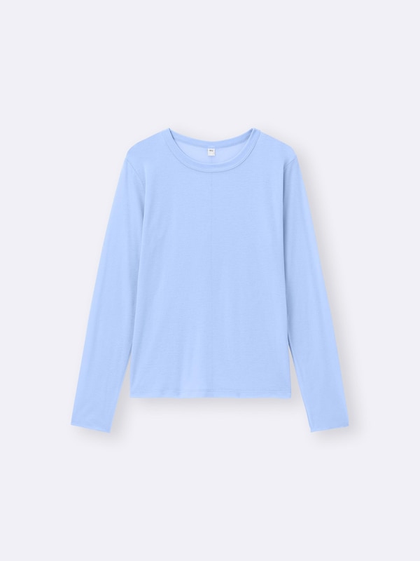 ソフトシアークルーネックT(長袖)