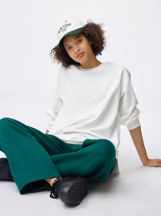 ライトスウェットオーバーサイズT(長袖) 【レディース】 【Tシャツ・カットソー・ブラフィール】【GU公式/ジーユー】 【OFF WHITE】 ライトスウェットオーバーサイズT(長袖) 【レディース】 【Tシャツ・カットソー・ブラフィール】【GU公式/ジーユー】 【OFF WHITE】
