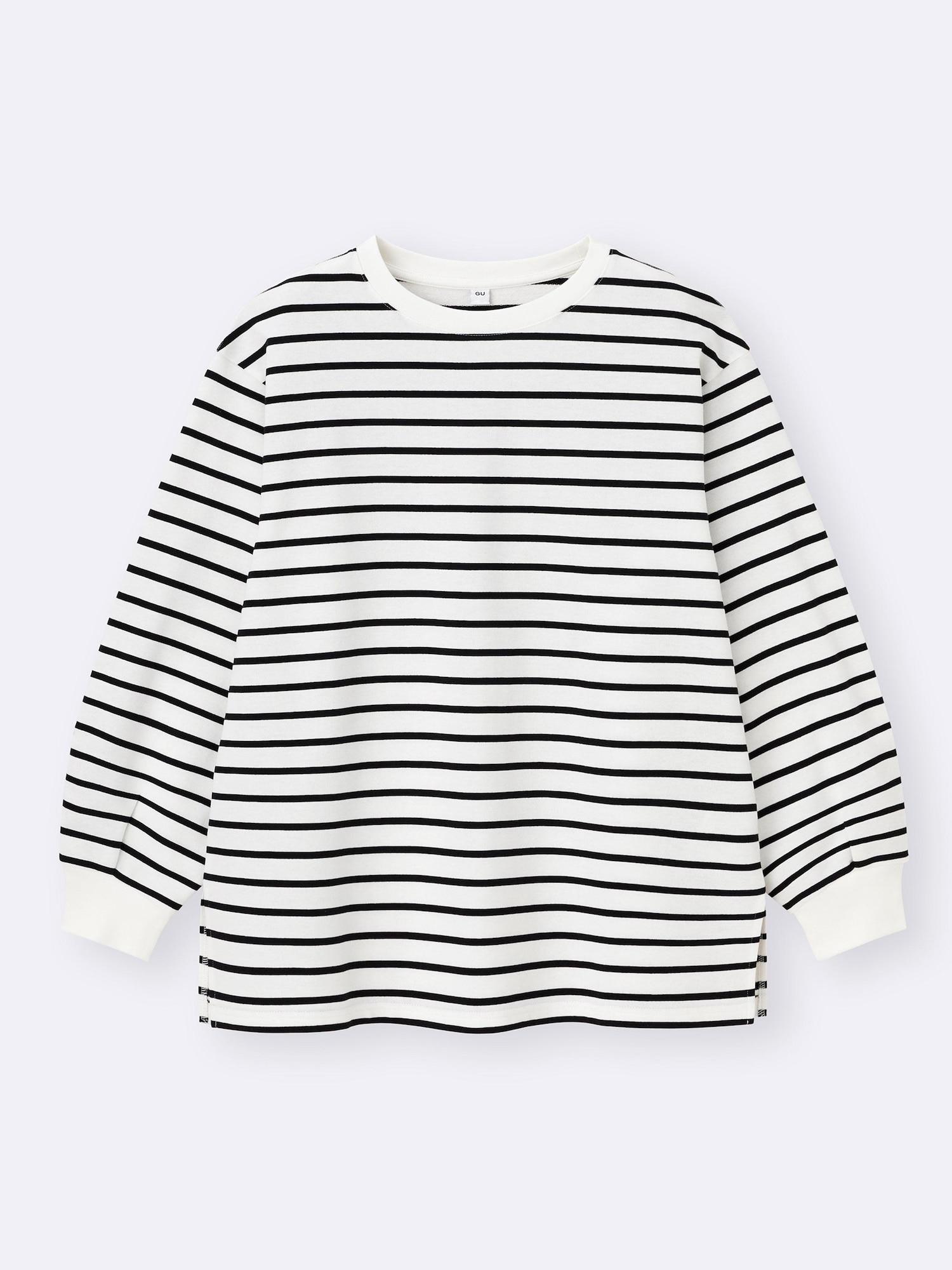 売れました、 GU公式 | ライトスウェットオーバーサイズT(長袖)