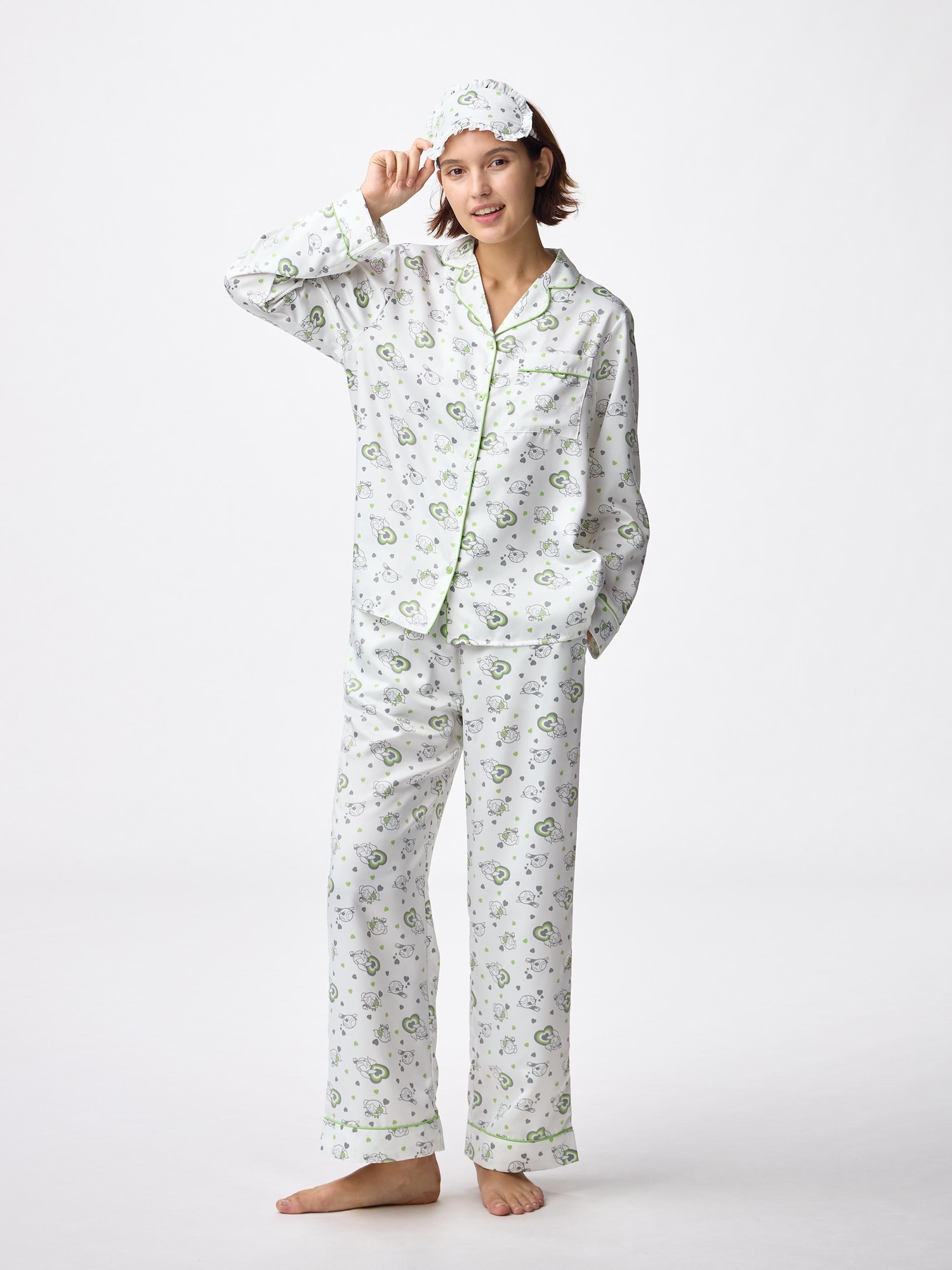 GU公式 | コットンブレンドパジャマ(長袖&ロングパンツ) New