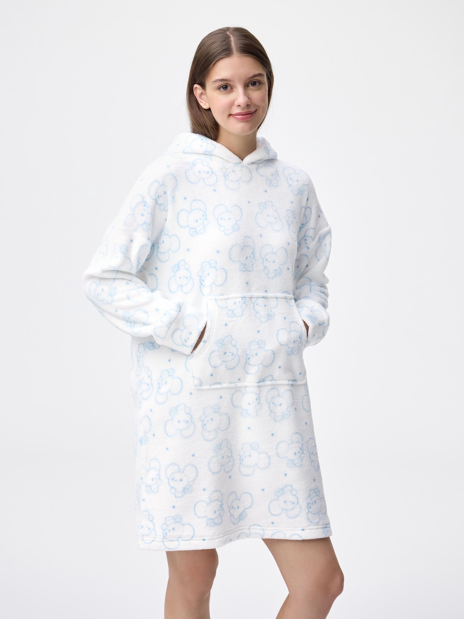 GU公式 | マシュマロフィールラウンジワンピース ポケピース