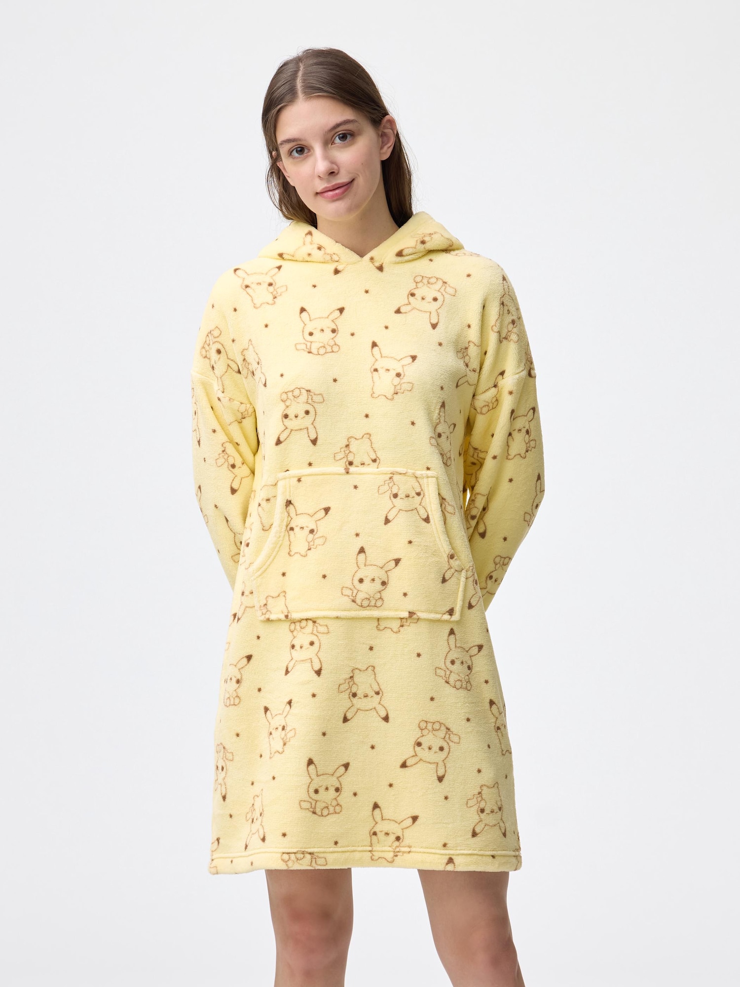 背番号19 GU公式 | ラウンジワンピース(半袖)(フラワー)+E