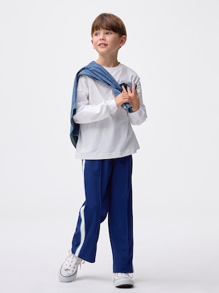 KIDS(男女兼用)ドライトラックパンツ 【KIDS・TEEN】 【キッズ パンツ・スカート】【GU公式/ジーユー】 【BLUE】 KIDS(男女兼用)ドライトラックパンツ 【KIDS・TEEN】 【キッズ パンツ・スカート】【GU公式/ジーユー】 【BLUE】