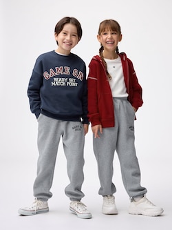 KIDS(男女兼用)ヘビーウェイトスウェットワイドジョガーパンツ