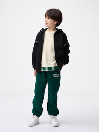KIDS(男女兼用)ヘビーウェイトスウェットワイドジョガーパンツ 【KIDS・TEEN】 【キッズ パンツ・スカート】【GU公式/ジーユー】 【DARK GREEN】 KIDS(男女兼用)ヘビーウェイトスウェットワイドジョガーパンツ 【KIDS・TEEN】 【キッズ パンツ・スカート】【GU公式/ジーユー】 【DARK GREEN】