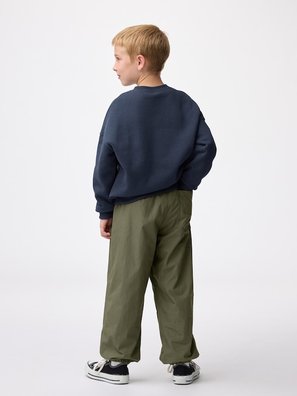 KIDS(男女兼用)裏フリースワイドジョガーパンツ