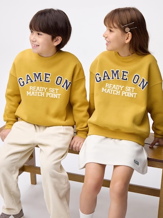 KIDS(男女兼用)ヘビーウェイトスウェットプルオーバー 【KIDS・TEEN】 【キッズ Tシャツ・スウェット・ニット】【GU公式/ジーユー】 【YELLOW】 KIDS(男女兼用)ヘビーウェイトスウェットプルオーバー 【KIDS・TEEN】 【キッズ Tシャツ・スウェット・ニット】【GU公式/ジーユー】 【YELLOW】