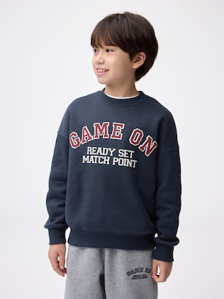 KIDS(男女兼用)ヘビーウェイトスウェットプルオーバー 【KIDS・TEEN】 【キッズ Tシャツ・スウェット・ニット】【GU公式/ジーユー】 【BLUE】 KIDS(男女兼用)ヘビーウェイトスウェットプルオーバー 【KIDS・TEEN】 【キッズ Tシャツ・スウェット・ニット】【GU公式/ジーユー】 【BLUE】